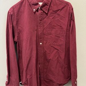 Men's Gap L Burgundy Shirt